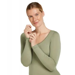 Icebreaker Siren Long Sleeve Sweetheart - T-shirt en laine mérinos femme I Hardloop