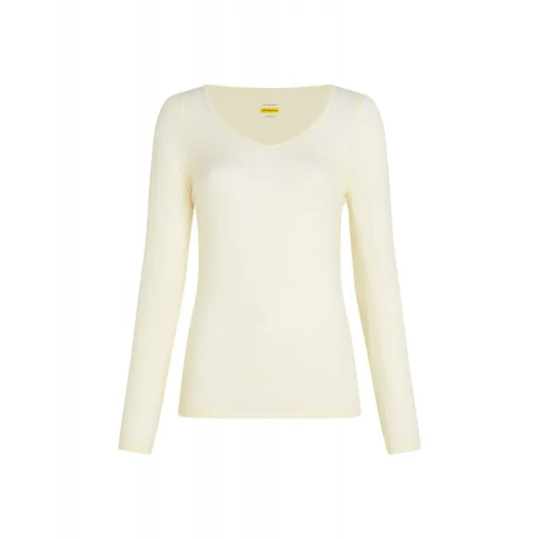 Icebreaker Siren Long Sleeve Sweetheart - T-shirt en laine mérinos femme I Hardloop
