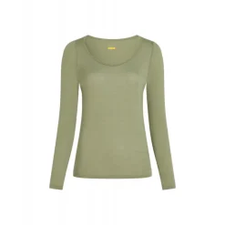 Icebreaker Siren Long Sleeve Sweetheart - T-shirt en laine mérinos femme I Hardloop