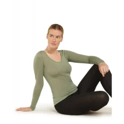 Icebreaker Siren Long Sleeve Sweetheart - T-shirt en laine mérinos femme I Hardloop