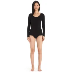 Icebreaker Siren Long Sleeve Sweetheart - T-shirt en laine mérinos femme I Hardloop
