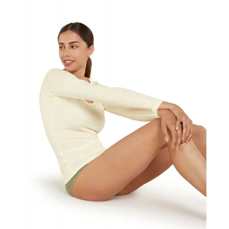 Icebreaker Siren Long Sleeve Sweetheart - T-shirt en laine mérinos femme I Hardloop