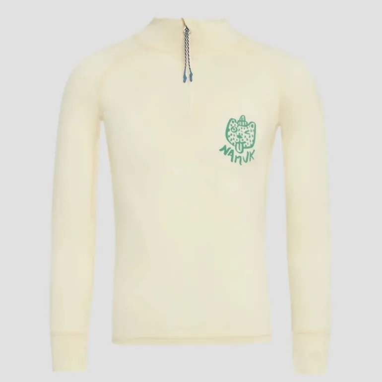 Namuk Honu Merino Half-Zip Longsleeve - Pull en laine mérinos enfant