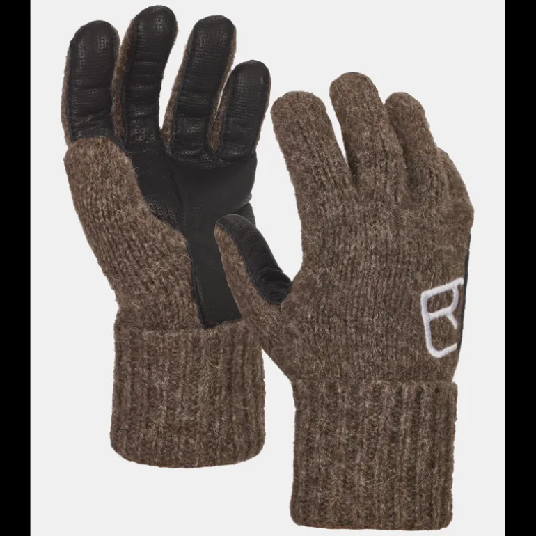 Ortovox Classic Wool Glove Leather - Gants laine mérinos