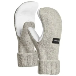Ortovox Classic Wool Mitten Leather - Moufles en laine mérinos