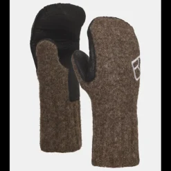 Ortovox Classic Wool Mitten Leather - Moufles en laine mérinos