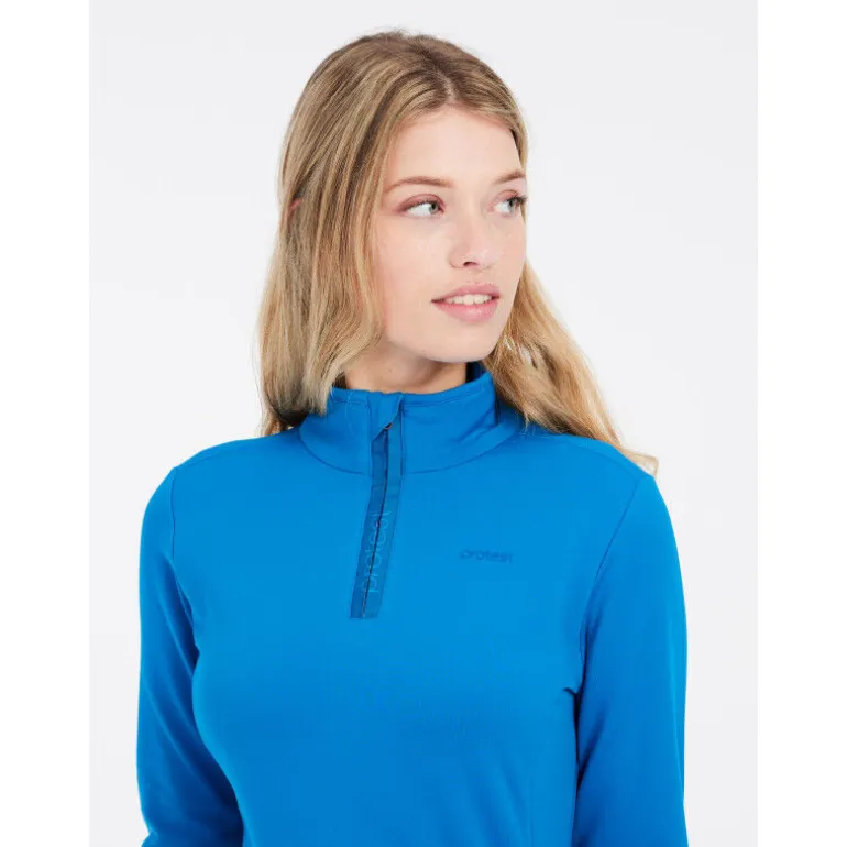 Protest Refabriz 1/4 Zip Top - Maillot thermique femme