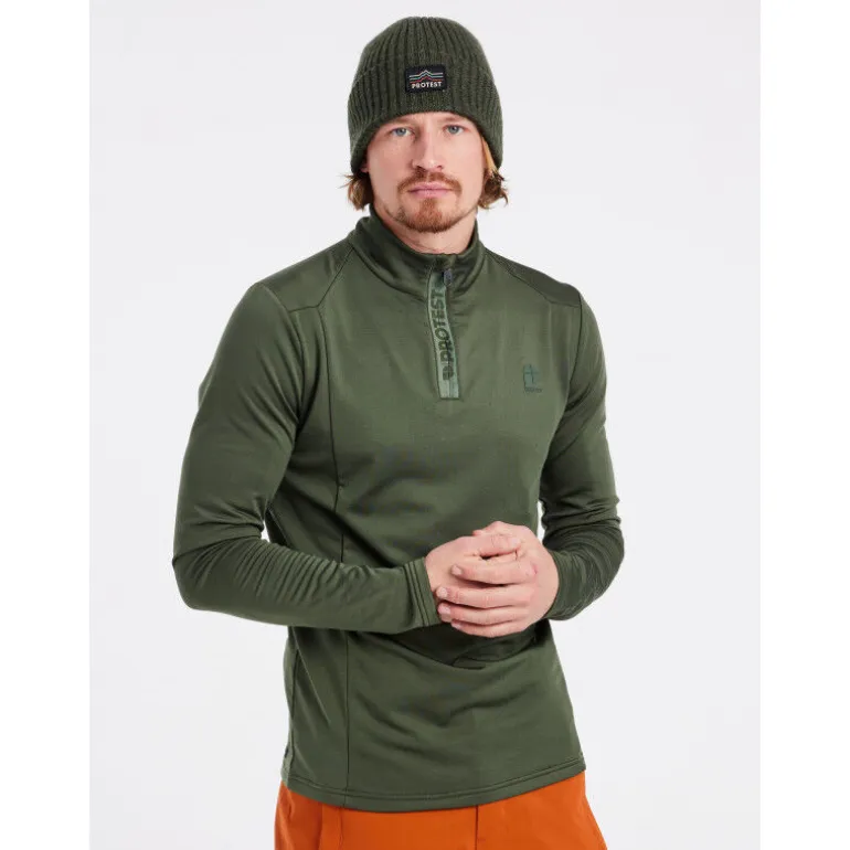Protest Rewill 1/4 Zip Top - Maillot thermique homme