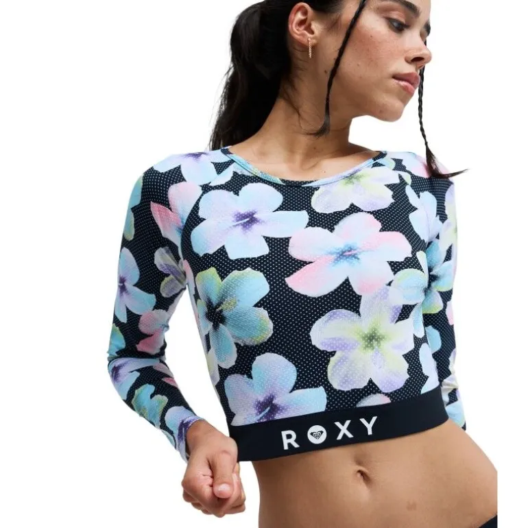 Roxy Active Ls Crop Top - Lycra femme