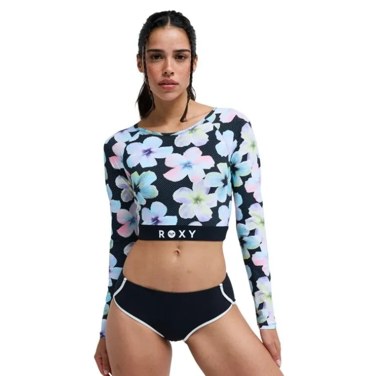 Roxy Active Ls Crop Top - Lycra femme