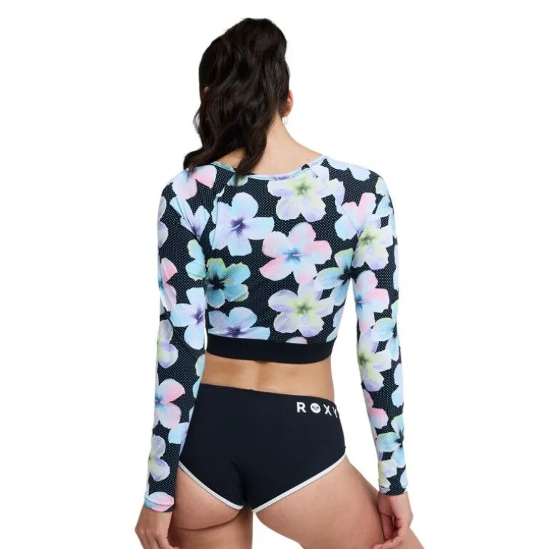 Roxy Active Ls Crop Top - Lycra femme