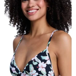 Roxy Print Essentials Fixed Tri - Haut de bikini femme