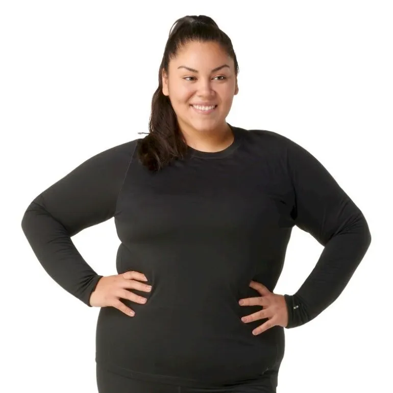 Smartwool Classic All-Season Merino Base Layer Crew Plus Boxed - Maillot thermique laine mérinos femme