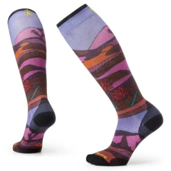 Smartwool Ski Zero Cushion Floral Field Print OTC Socks - Chaussettes ski femme
