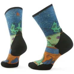 Smartwool Trail Run Targeted Cushion Mountain Print Crew Socks - Chaussettes trail femme