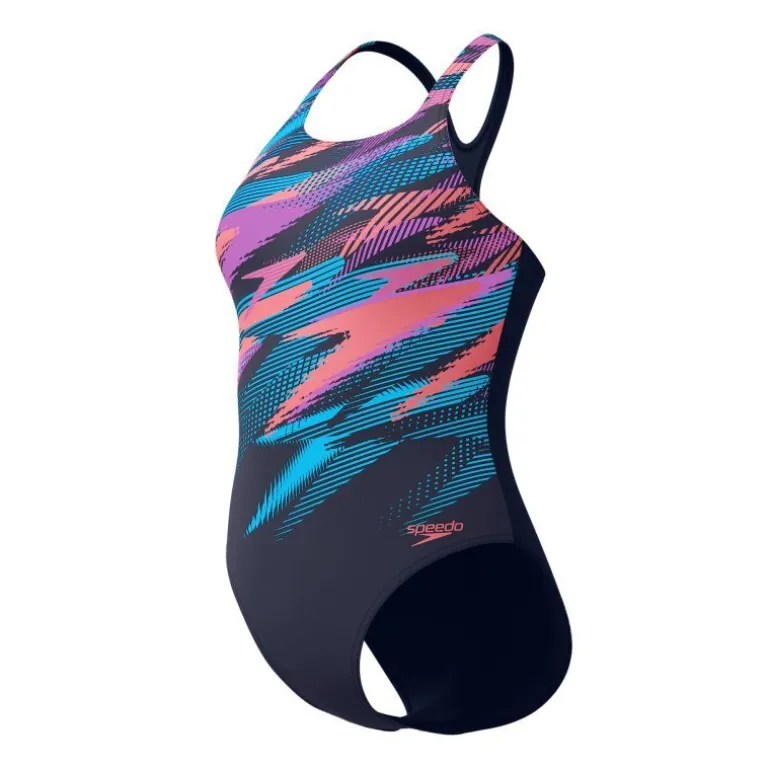 Speedo Digital Printed Medalist - Maillot de bain natation femme
