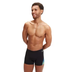 Speedo Eco+ Allovover Digi V-Cut Aquashort - Maillot de bain natation homme