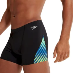 Speedo Eco+ Allovover Digi V-Cut Aquashort - Maillot de bain natation homme