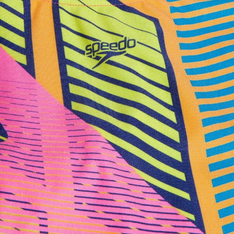 Speedo Girl's Eco+ Digital Placement Splashback - Maillot de bain