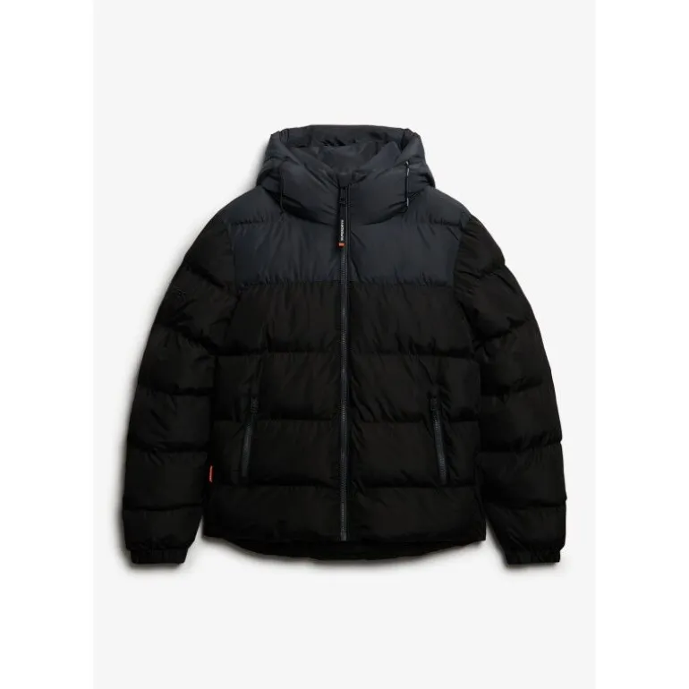 Superdry Colourblock Hooded Puffer Jkt - Doudoune homme