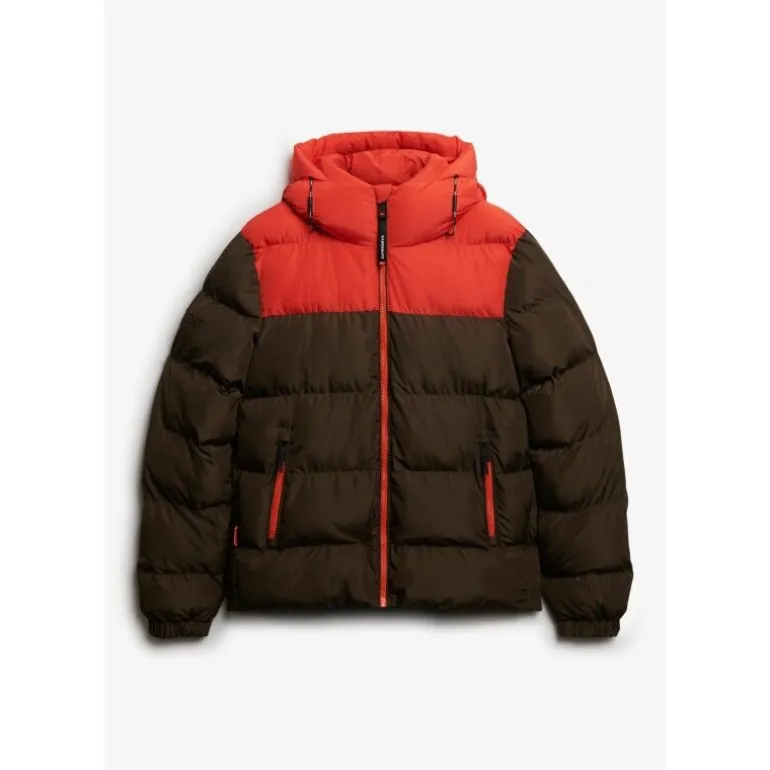 Superdry Colourblock Hooded Puffer Jkt - Doudoune homme