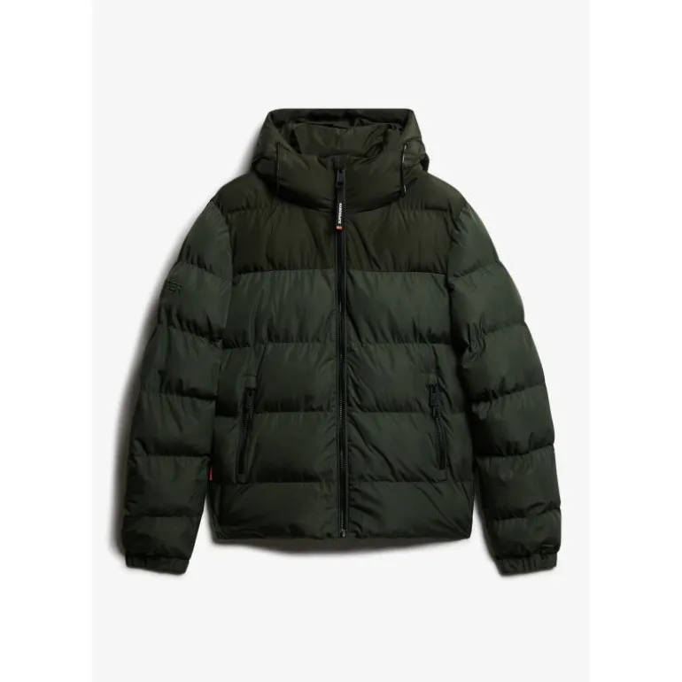 Superdry Colourblock Hooded Puffer Jkt - Doudoune homme