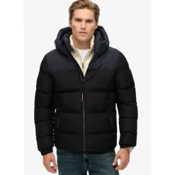 Superdry Colourblock Hooded Puffer Jkt - Doudoune homme