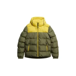 Superdry Colourblock Hooded Puffer Jkt - Doudoune homme
