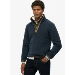 Superdry Estate Half Zip Fleece - Polaire homme