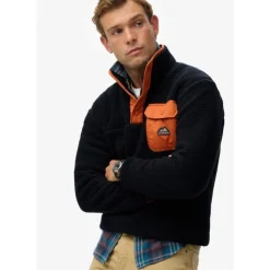 Superdry Fuji Popper Neck Fleece - Polaire homme