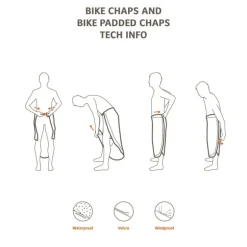 Vaude Bike padded Chaps - Pantalon VTT