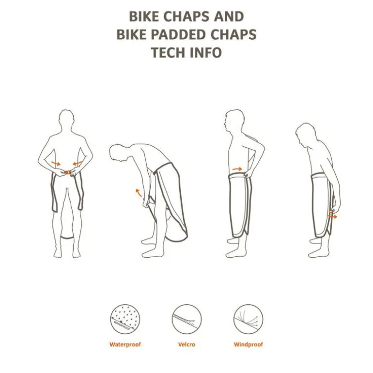 Vaude Bike padded Chaps - Pantalon VTT