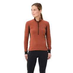 Vaude Women's Kuro Halfzip LS Tricot - Maillot vélo femme