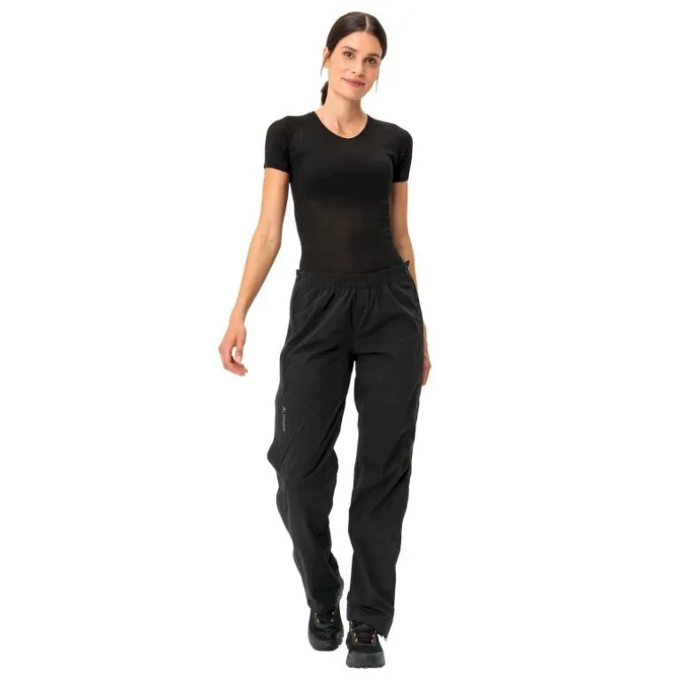 Vaude Yaras Rain Zip Pants IV - Pantalon imperméable femme