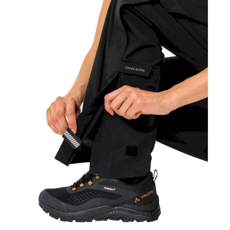Vaude Yaras Rain Zip Pants IV - Pantalon imperméable femme
