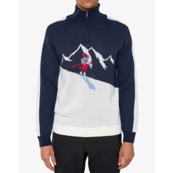 We Norwegians Afterski Sweater - Pull en laine mérinos homme