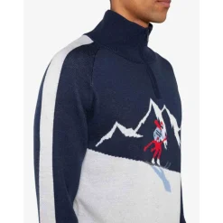 We Norwegians Afterski Sweater - Pull en laine mérinos homme