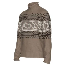 We Norwegians Setesdal Zip Up Pullover - Pull en laine mérinos homme